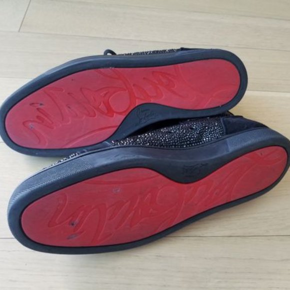 Louboutin Louis Strass Flat Shoes main image 5